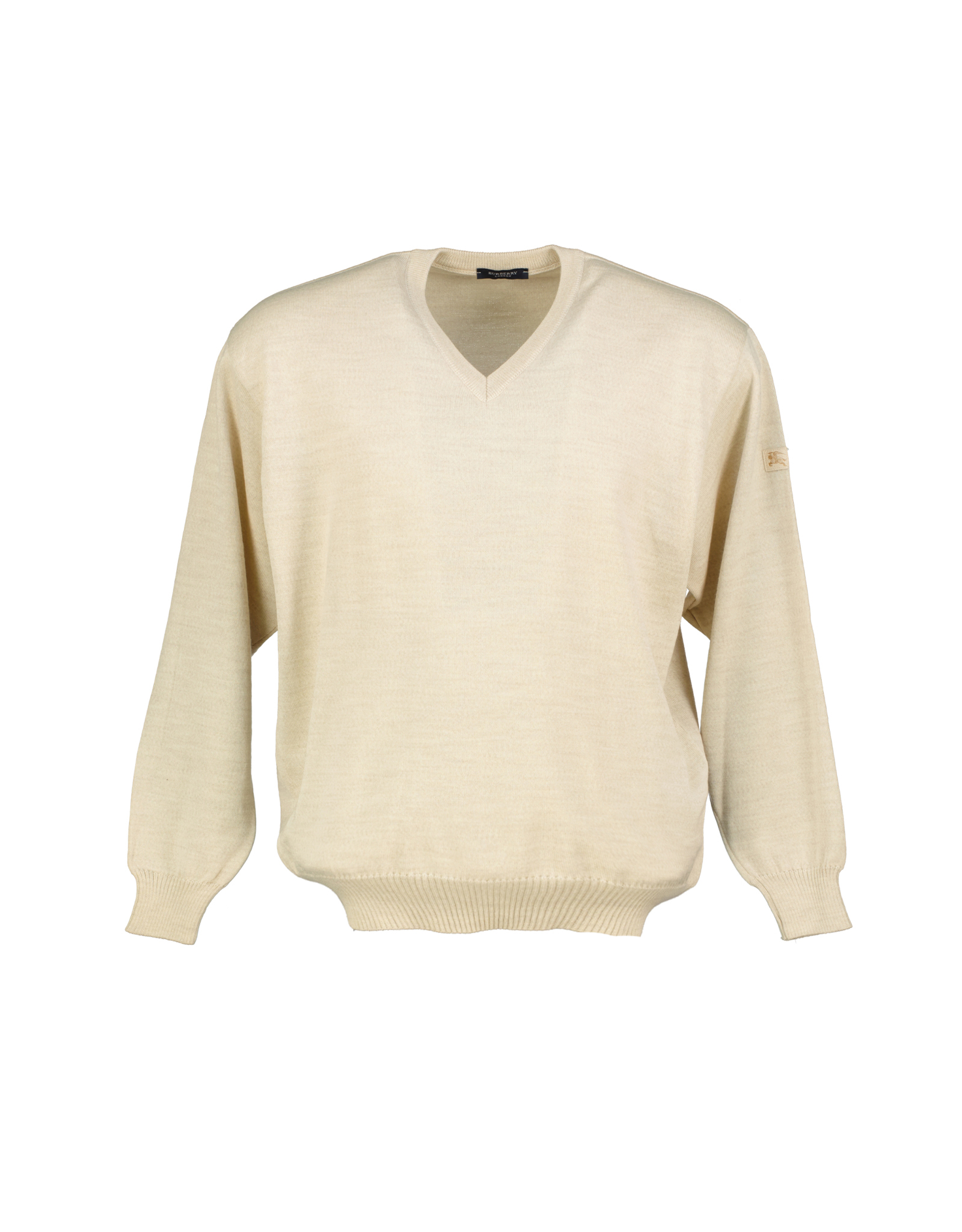 Burberry men's wool V-neck sweater