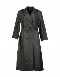 Vintage women's real leather coat