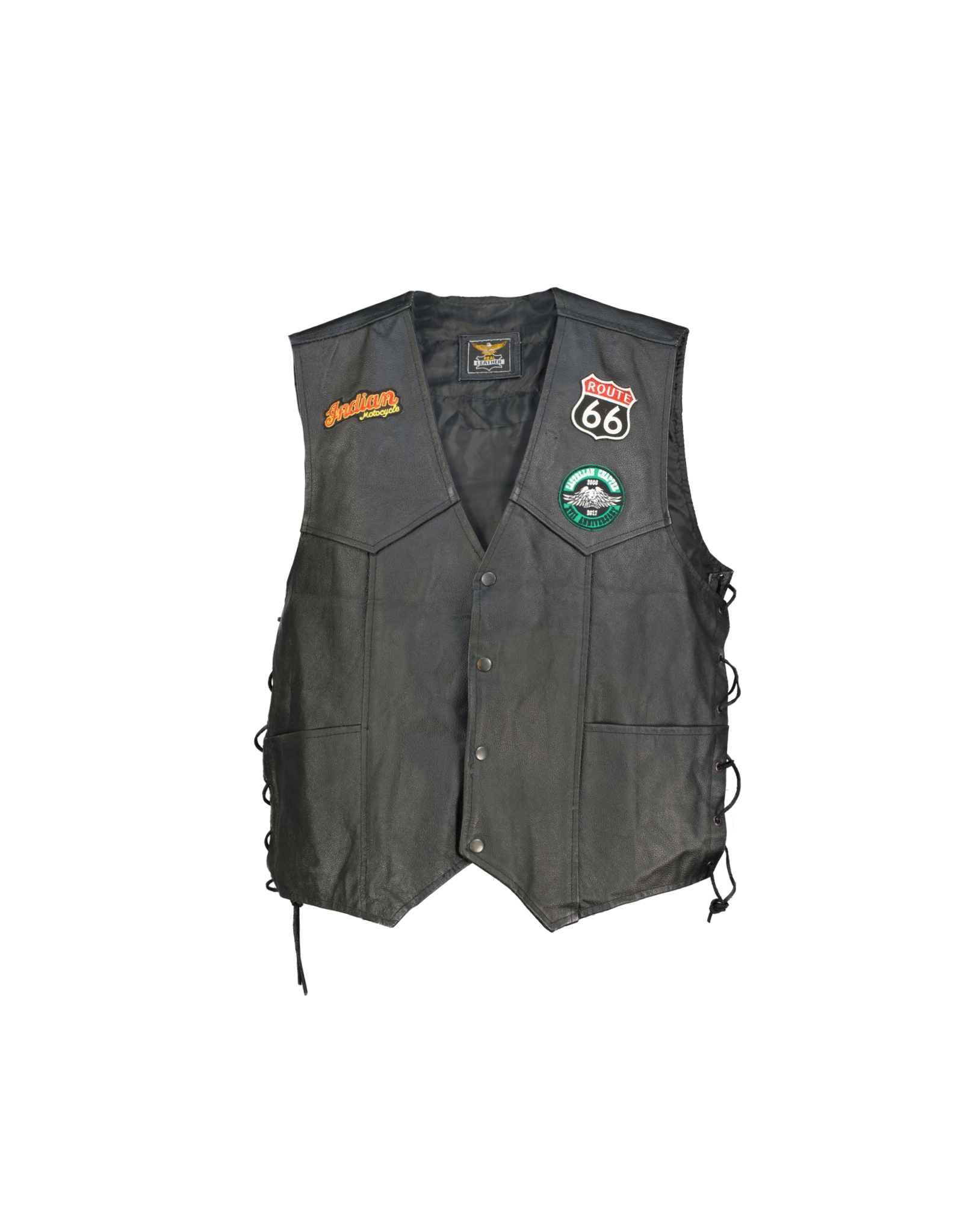 Vintage men's leather vest