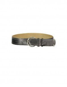 Longchamp women's real leather belt