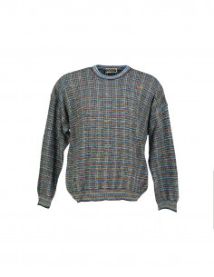 College men's crew neck sweater