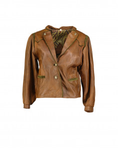 Lavorazione Artigiana women's real leather jacket