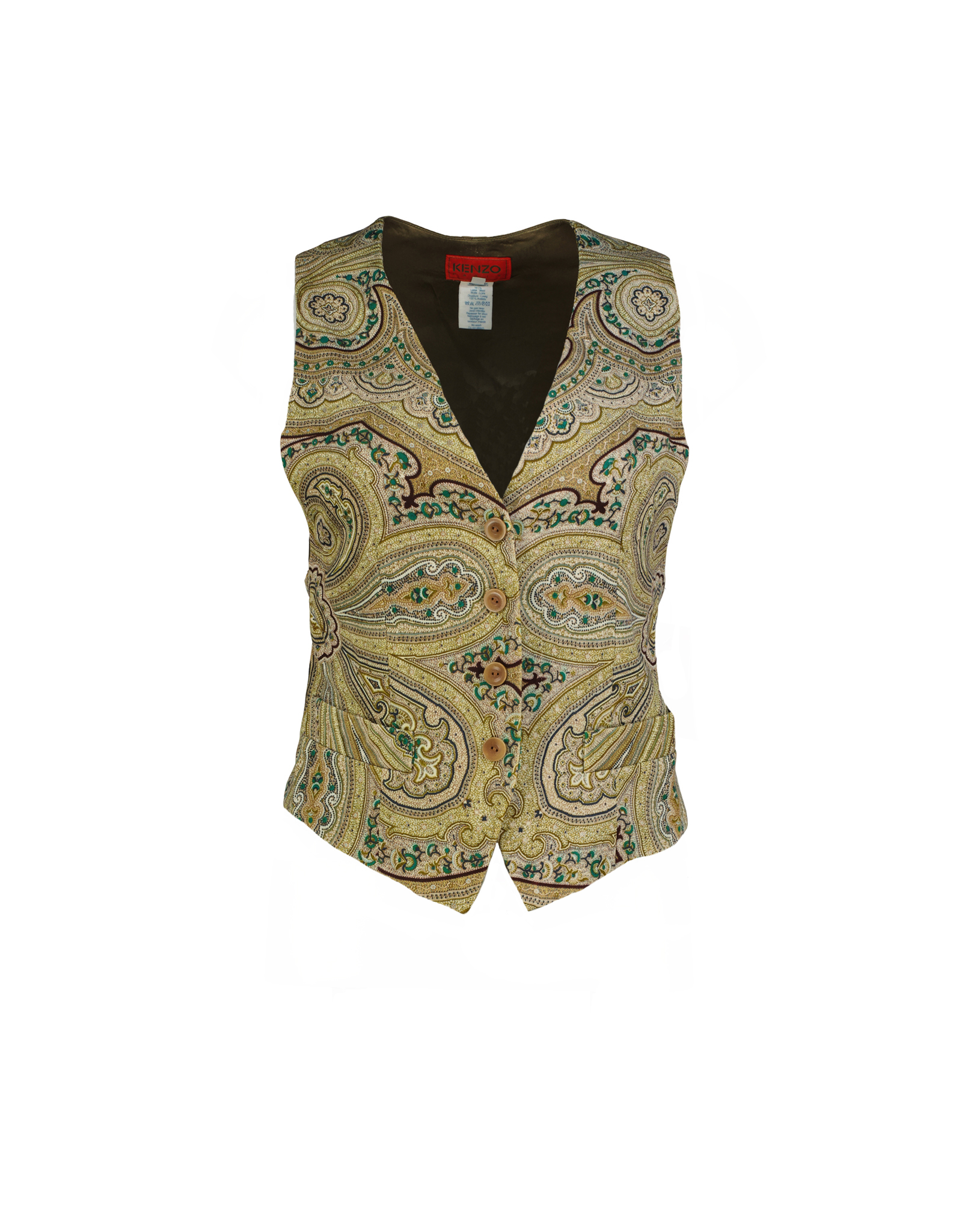 Kenzo women's wool tailored vest