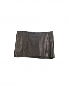 Vintage women's real leather skirt