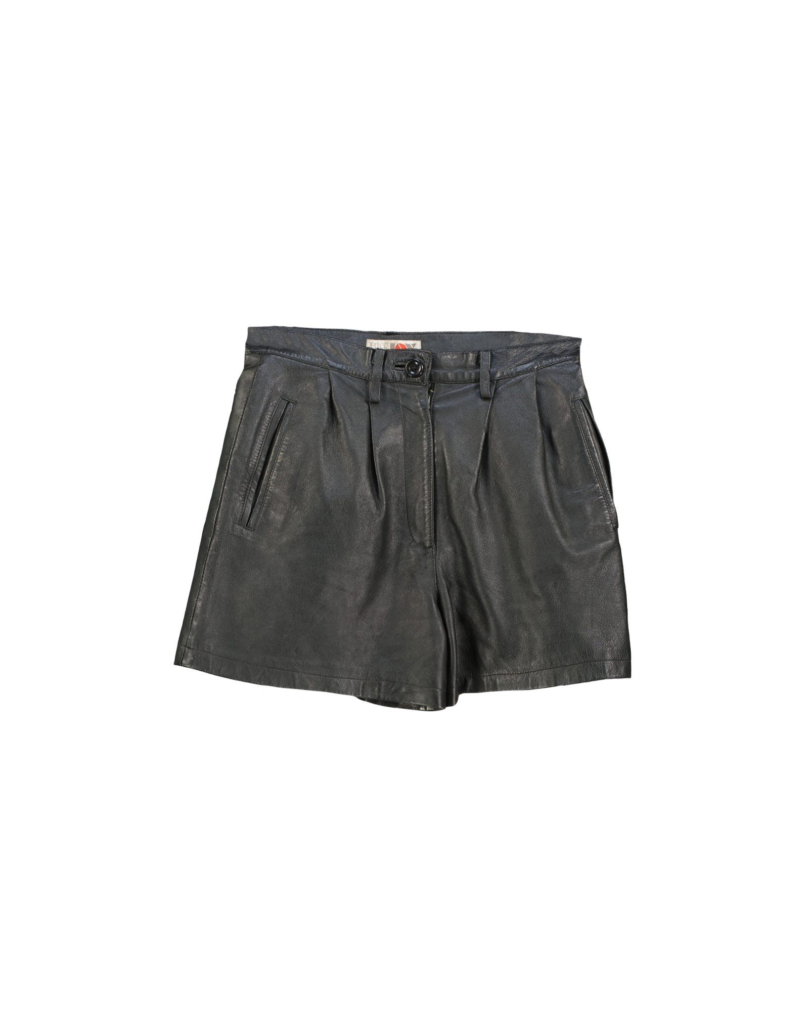 Miss Joy women's real leather shorts