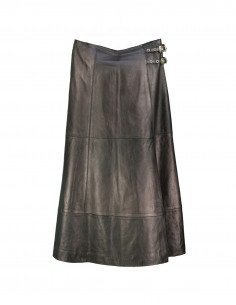 Madeleine women's real leather skirt