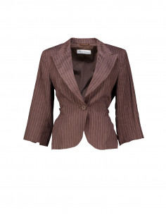 Max Mara women's linen tailored jacket