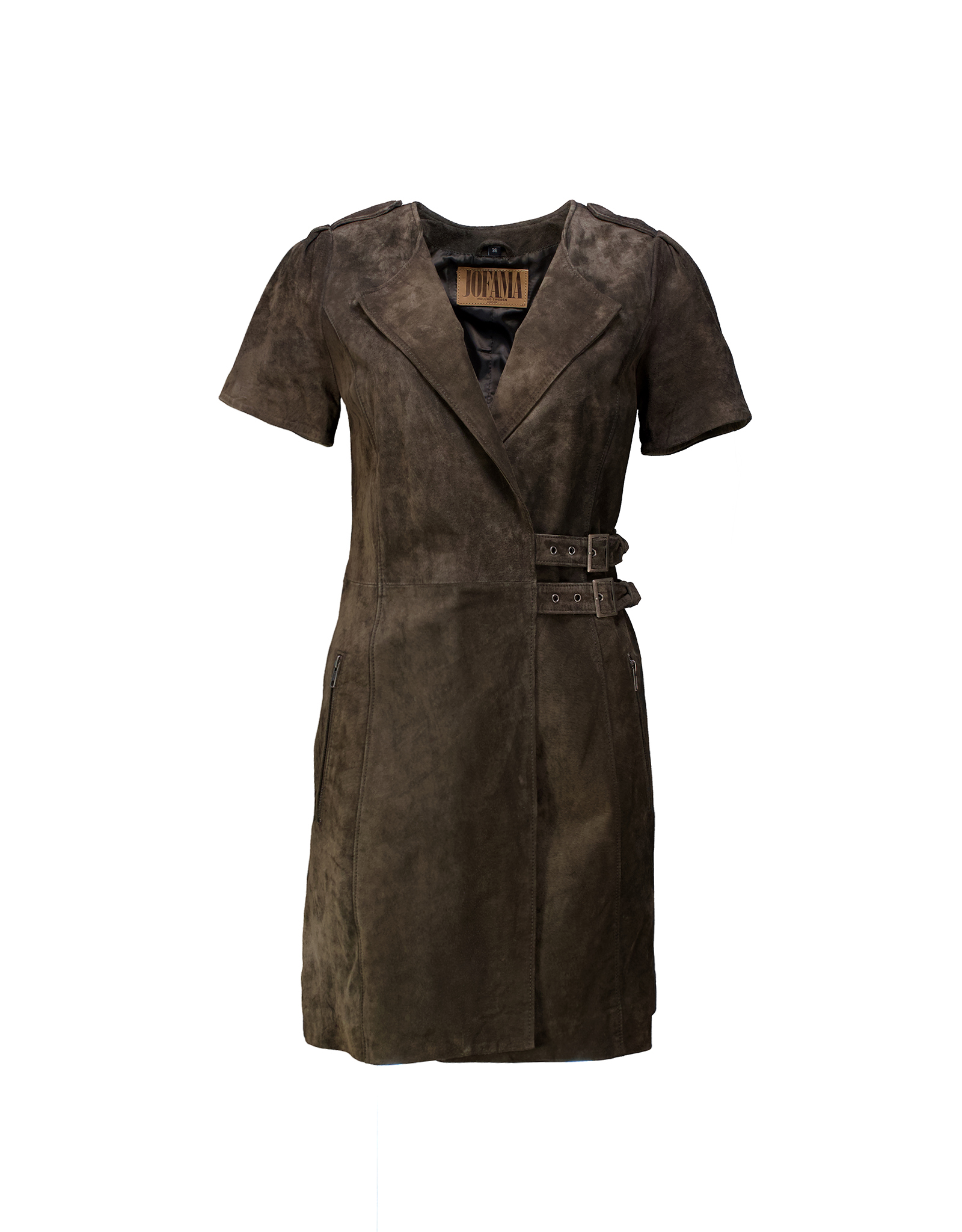 Jofama women's suede leather dress