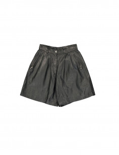 Carla women's real leather shorts