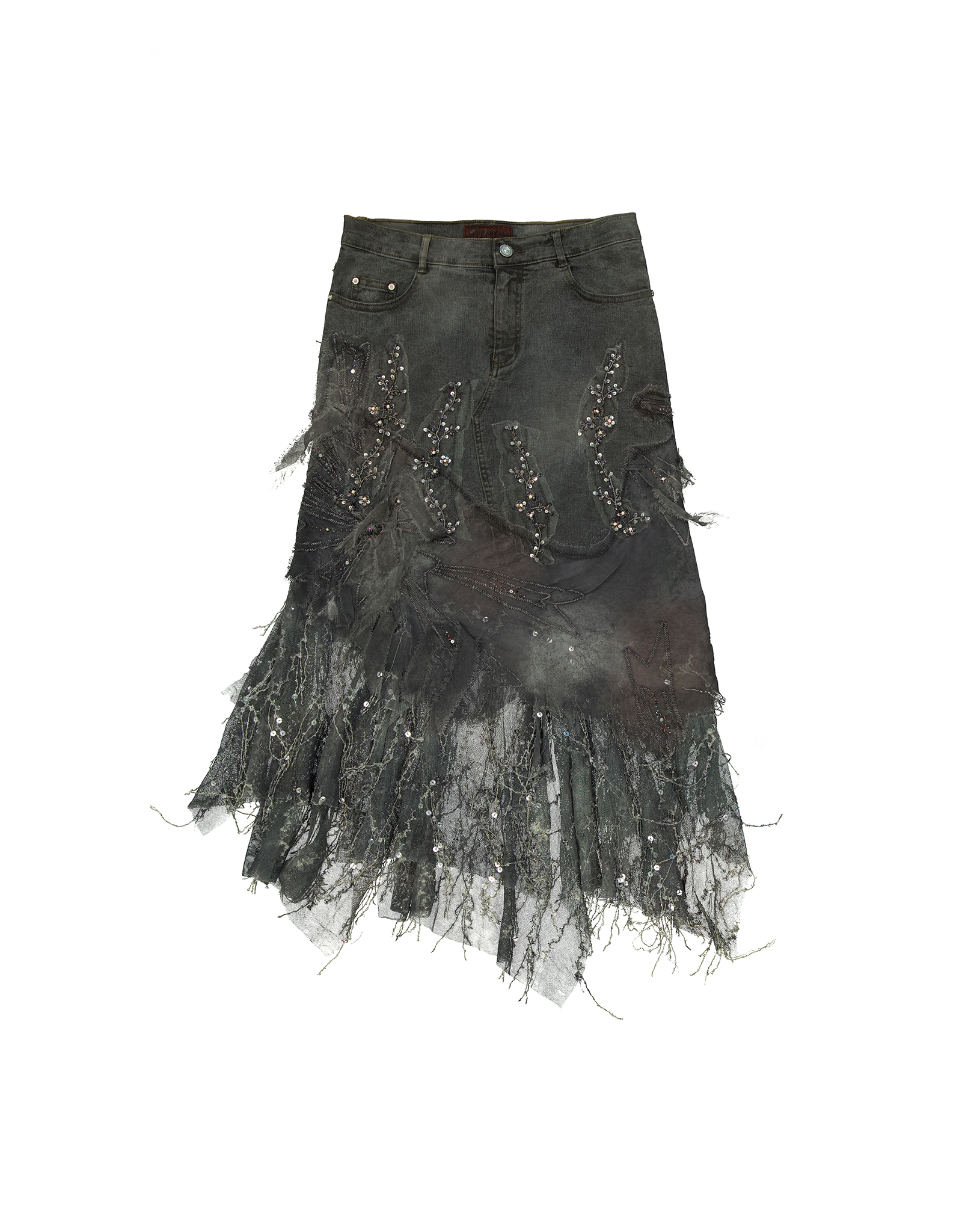 Vintage women's denim skirt