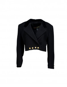 Escada women's wool cropped jacket