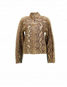 Gucci women's real python leather jacket