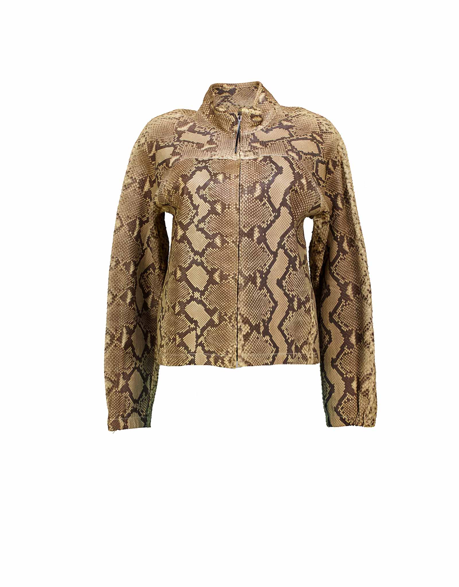 Gucci women's real python leather jacket