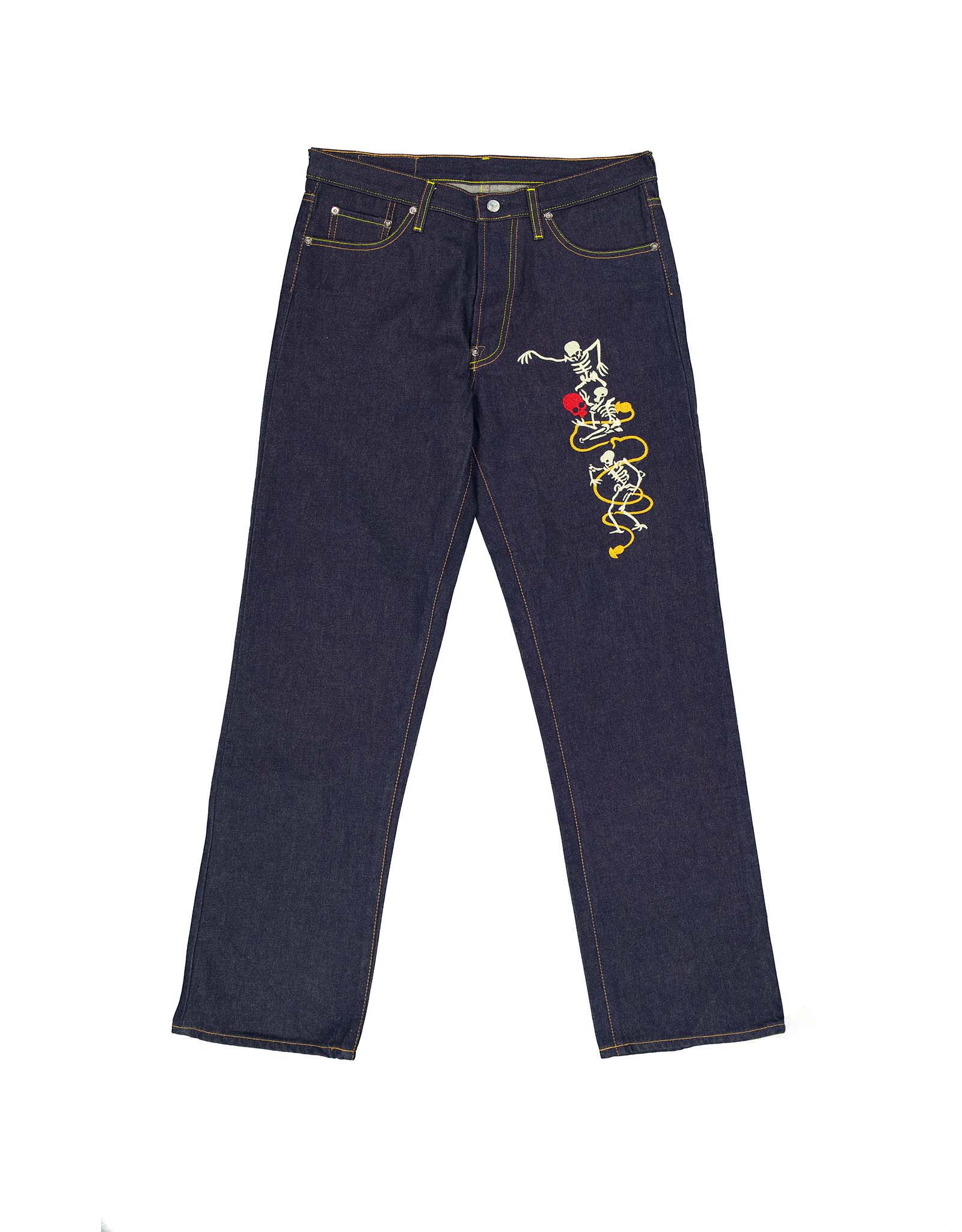 Skull Face men's jeans