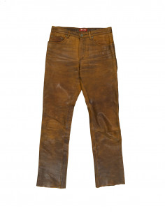 Mustang men's real leather trousers