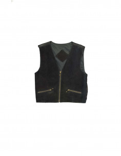 Vintage women's suede leather vest