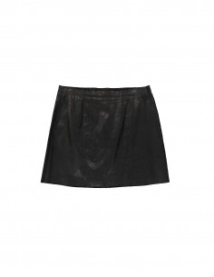 Vintage women's real leather skirt