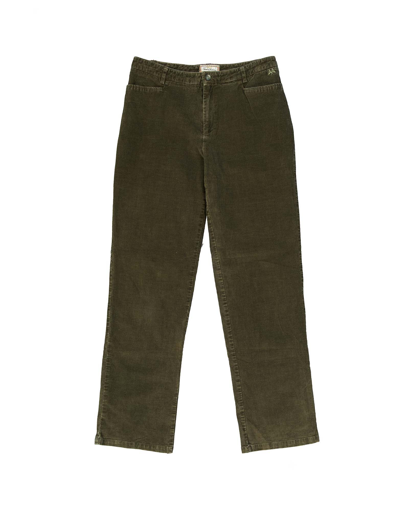 Thomas Burberry women's corduroy trousers