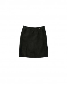 Versace Jeans Couture women's suede leather skirt