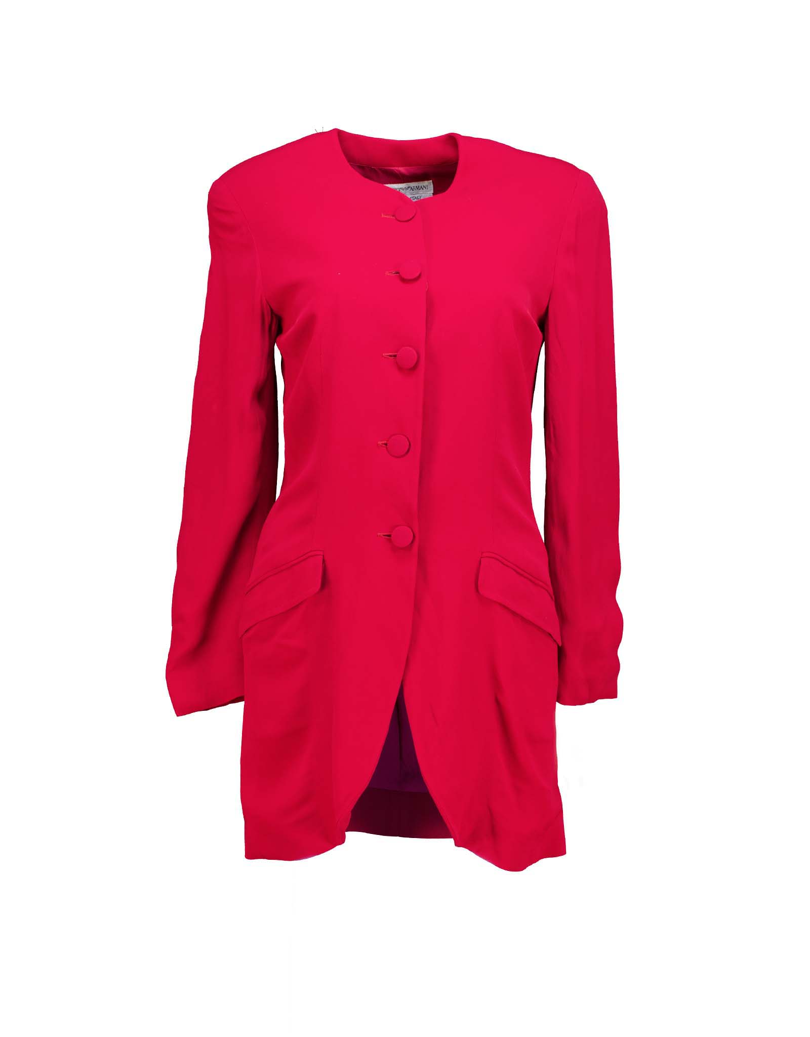 Emporio Armani women's longline blazer