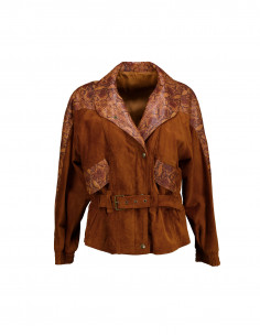 Vintage women's suede leather jacket