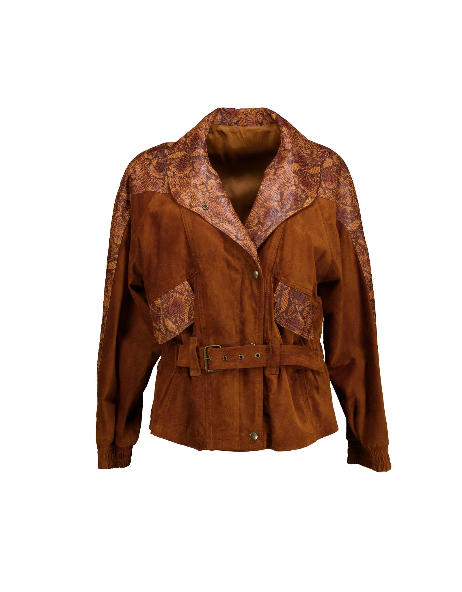 Vintage women's suede leather jacket