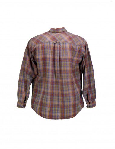 トップス 50s Marlboro rayon pull-over shirt M 50s Marlboro L/S Open Collar Rayon Shirt | VOSTOK