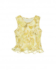 Vintage women's sleeveless top