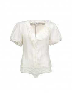 Max Mara women's silk bodysuit