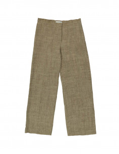 Max Mara women's linen straight trousers