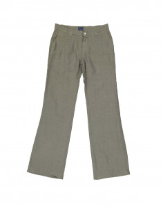 Trussardi Jeans women's linen straight trousers