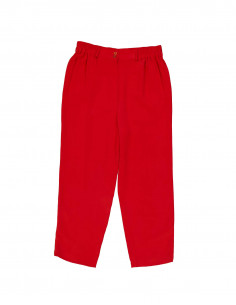 Jarvi Muoti women's silk cigarette trousers