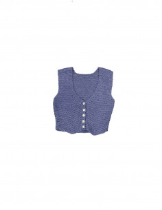 Vintage women's knitted vest