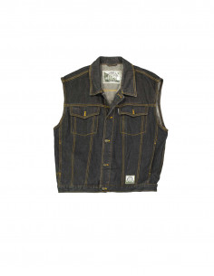Basic Style men's denim vest