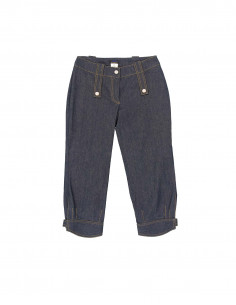 Christian Lacroix moteriškos denim kapri stiliaus kelnės