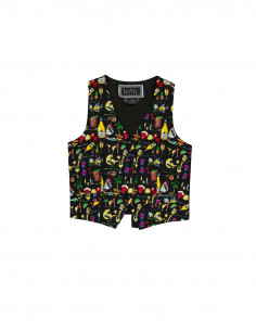 Nicole Miller women's silk tailored vest