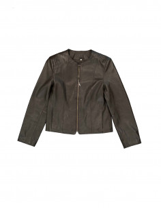 Vintage women's real leather jacket
