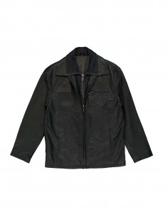 Angelo Litrico men's real leather jacket