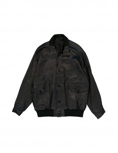 Vintage men's real leather jacket