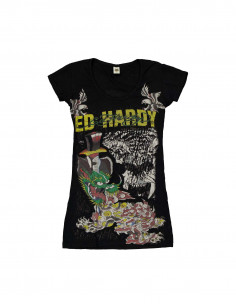 Ed Hardy women's longline top