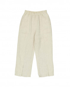 Flaxxxs women's linen straight trousers