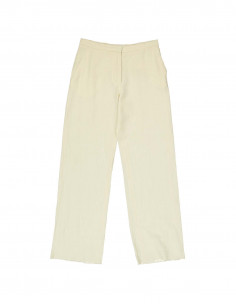 Max Mara women's linen straight trousers