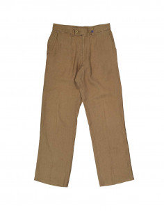Carolina Herrera women's linen straight trousers