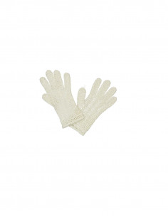 Vintage women's knitted gloves