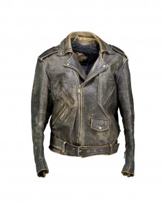 Real women's real leather jacket