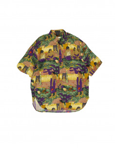 Vintage men's silk shirt