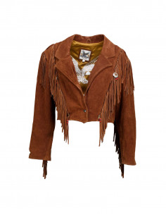Flying Eagle women's suede leather jacket