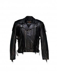 Vintage men's real leather jacket