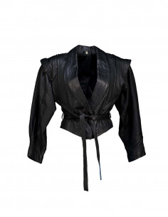 Vintage women's real leather jacket