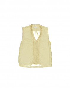 Dries Van Noten women's silk sleevless top 